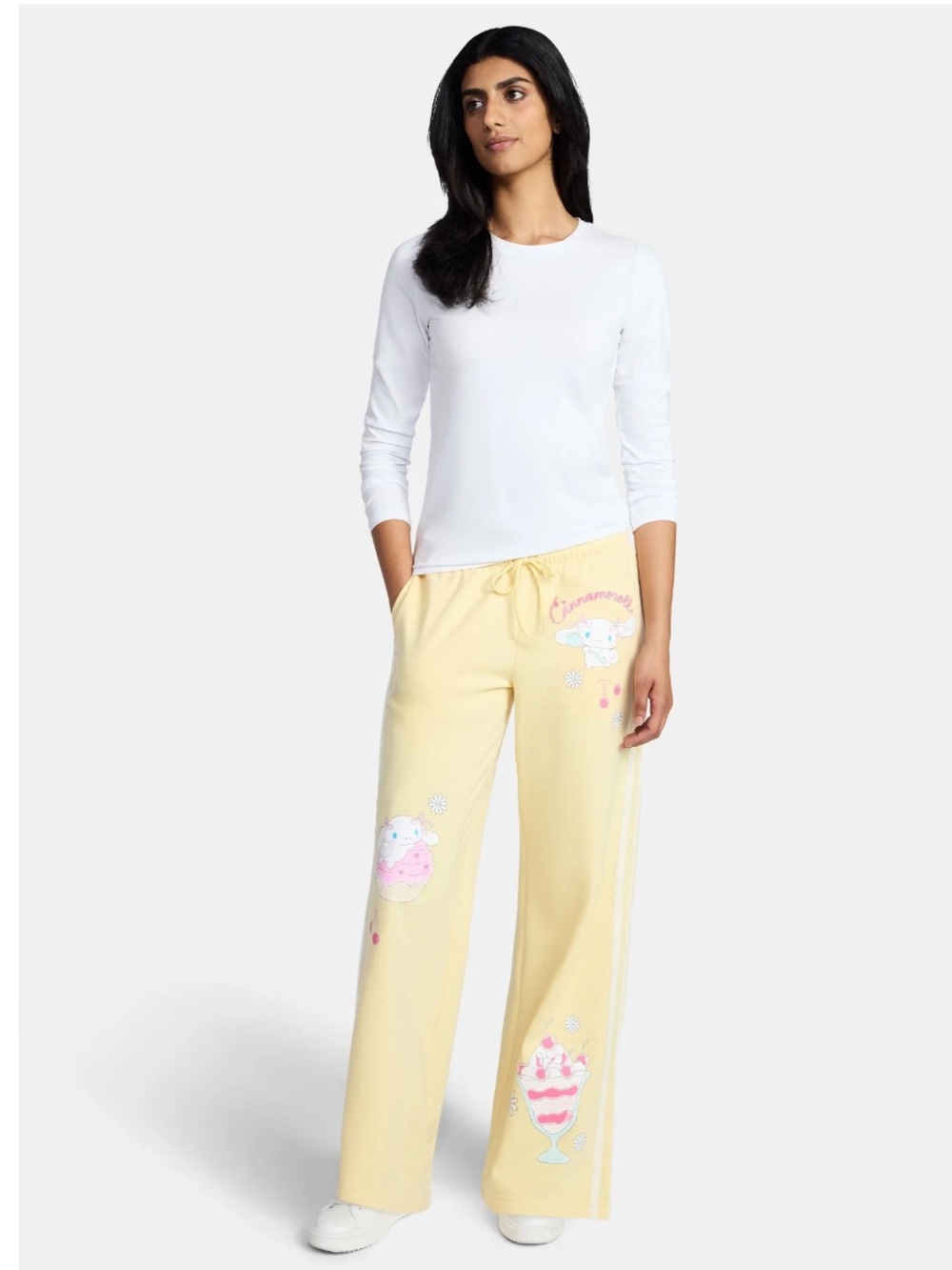 Cinnamoroll Yellow Graphic Lounge Pants - Picture 3 of 5